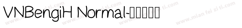 VNBengiH Normal字体转换